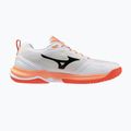 Buty do piłki ręcznej Mizuno Wave Stealth Elite white/lava orange 2