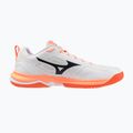Buty do piłki ręcznej Mizuno Wave Stealth Pro white/black/flamingo coral 2