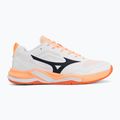 Buty do piłki ręcznej Mizuno Wave Stealth Pro white/black/flamingo coral 2