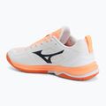 Buty do piłki ręcznej Mizuno Wave Stealth Pro white/black/flamingo coral 3