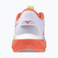 Buty do biegania damskie Mizuno Wave Rider 30 white/flamingo coral/lime pulp 5