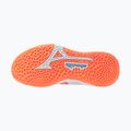Buty do piłki ręcznej damskie Mizuno Wave Stealth Neo 2.1 blue finch/lava orange/white 3
