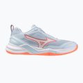 Buty do piłki ręcznej damskie Mizuno Wave Stealth Elite blue finch/white