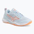 Buty do piłki ręcznej damskie Mizuno Wave Stealth Elite blue finch/white