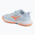 Buty do piłki ręcznej damskie Mizuno Wave Stealth Pro blue finch/lava orange 3