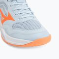 Buty do piłki ręcznej damskie Mizuno Wave Stealth Pro blue finch/lava orange 7