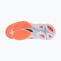 Buty do siatkówki damskie Mizuno Wave Lightning Pro blue finch/lava orange/flamingo coral 4