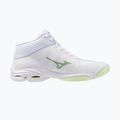 Buty do siatkówki damskie Mizuno Wave Lightning Pro Mid white/aqua gray/ambrosia 2