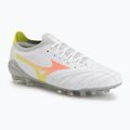 Buty piłkarskie Mizuno Morelia Neo V β Pro AG white/lava orange/evening primrose