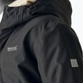 Kurtka przeciwwiatrowa dziecięca REGATTA Hillain Warm black/pumpkin spice/ash 7
