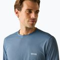 Longsleeve trekkingowy męski REGATTA Mindoi Anti Insect china blue 4