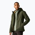 Kurtka przeciwdeszczowa męska REGATTA Allston dark khaki/wood brown 4