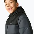 Kurtka ocieplana dziecięca REGATTA Lofthouse black/seal grey 7