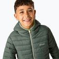 Kurtka ocieplana dziecięca REGATTA Lofthouse dark forest green/wild lime 8