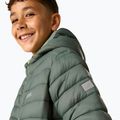 Kurtka puchowa dziecięca REGATTA Hooded Marizion dark forest green/wild lime 9