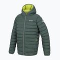 Kurtka puchowa dziecięca REGATTA Hooded Marizion dark forest green/wild lime 16