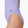 Strój pływacki jednoczęściowy damski Speedo Solid Turnback bright lavender 5