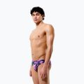 Slipy pływackie męskie Speedo Printed Brief techno jungle/orchid shine 5