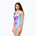 Strój pływacki jednoczęściowy damski Speedo FL Placement Printed Powerback brushy shadows/cruise 4