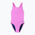 Strój pływacki jednoczęściowy damski Speedo Solid Leaderback orchid shine
