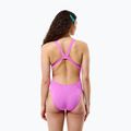 Strój pływacki jednoczęściowy damski Speedo Solid Leaderback orchid shine 4
