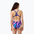 Strój pływacki jednoczęściowy damski Speedo FL Printed Turnback brushy glitch/hope 2