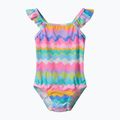 Strój kąpielowy jednoczęściowy dziecięcy Speedo Ruffle citrus green