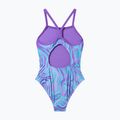 Strój kąpielowy jednoczęściowy dziecięcy Speedo Print Thinstrap pace purple 2