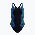 Strój pływacki jednoczęściowy damski Speedo Print Medalist anthracite