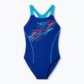 Strój kąpielowy jednoczęściowy dziecięcy Speedo Medley Logo Medalist night watch/hyper teal