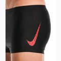 Kąpielówki pływackie Nike Logo Graphic Square Leg University Red 4
