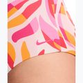 Strój pływacki jednoczęściowy damski Nike V-Neck desert pink 5