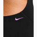 Strój pływacki jednoczęściowy damski Nike Hydrastrong Logo Gra jet black 5