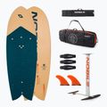 Deska do kitesurfingu + hydrofoil Nobile 2022 Zen Foil Wave G10 Fish Skim Packages