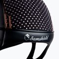 Kask jeździecki Samshield Shadowmatt Sparkling Vintage Rose Top Rose Gold Chrom czarny 5