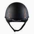 Kask jeździecki Samshield Miss Shield Shadowmatt Rose Gold Chrome czarny 3