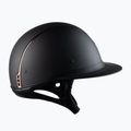 Kask jeździecki Samshield Miss Shield Shadowmatt Rose Gold Chrome czarny 4