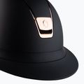 Kask jeździecki Samshield Miss Shield Shadowmatt Rose Gold Chrome czarny 7
