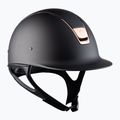 Kask jeździecki Samshield Shadowmatt Rose Gold Trim Blason czarny