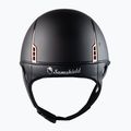 Kask jeździecki Samshield Shadowmatt Rose Gold Trim Blason czarny 3