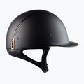 Kask jeździecki Samshield Shadowmatt Rose Gold Trim Blason czarny 4
