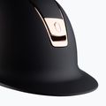Kask jeździecki Samshield Shadowmatt Rose Gold Trim Blason czarny 6