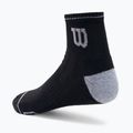 Skarpety męskie Wilson 3PP Quarter L&R 3 pary black/light heather/grey 2