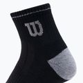Skarpety męskie Wilson 3PP Quarter L&R 3 pary black/light heather/grey 3