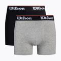 Bokserki męskie Wilson W875H-270L 2 pary black/grey