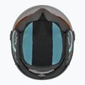 Kask narciarski dziecięcy Bollé Quiz Visor Jr black/blue matte/orange gun 5