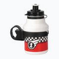 Bidon rowerowy z koszykiem dziecięcy Polisport Race+ 300 ml white/red 5