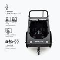 Przyczepka rowerowa Polisport Kids Trailer&Stroller black/grey 7