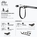 Przyczepka rowerowa Polisport Kids Trailer&Stroller black/grey 8