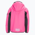 Kurtka softshell dziecięca LEGO Lwsky 762 pink 2